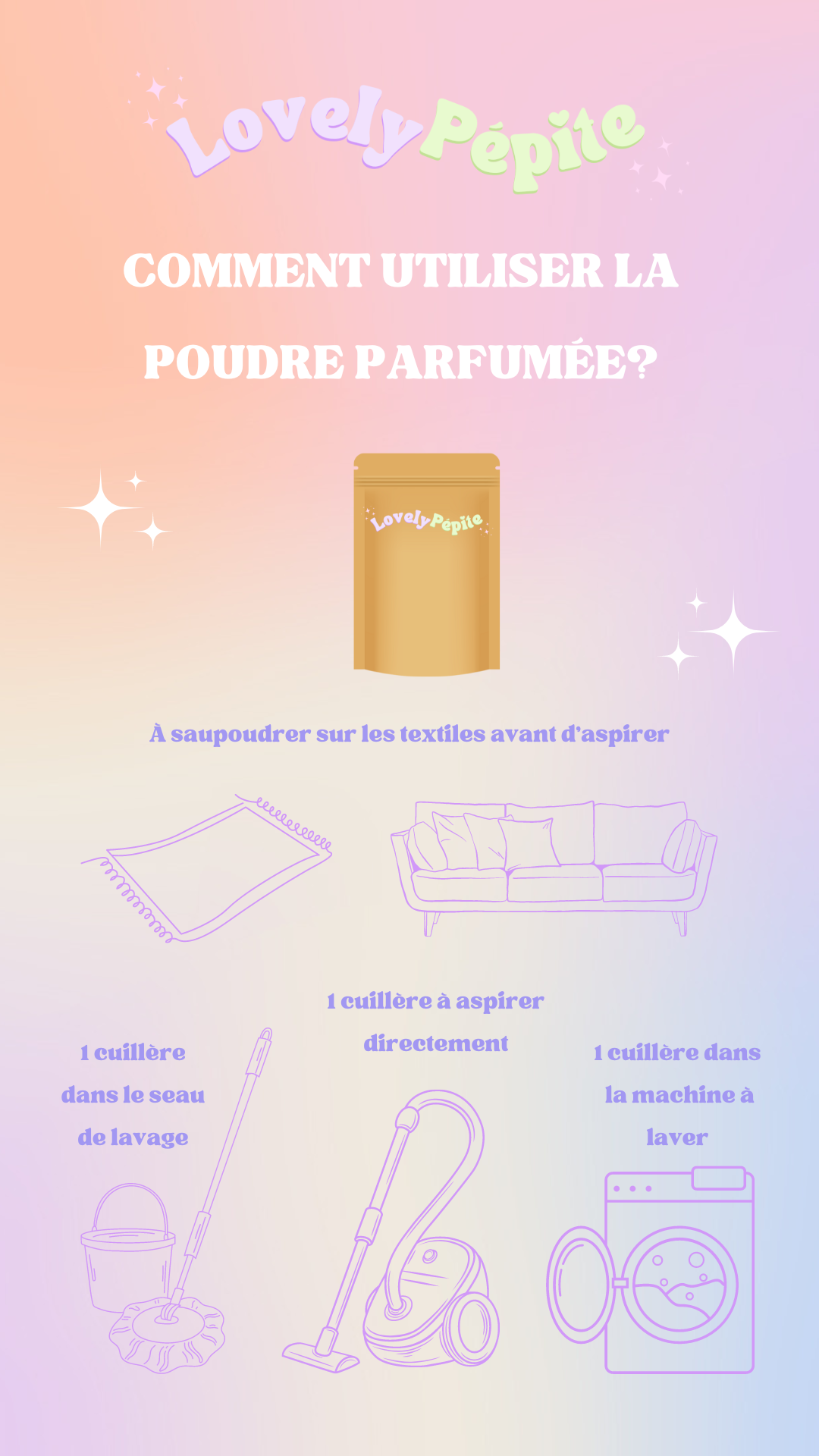 Poudre parfumée sapin